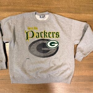 Vintage Green Bay Packers Crewneck-Size XL